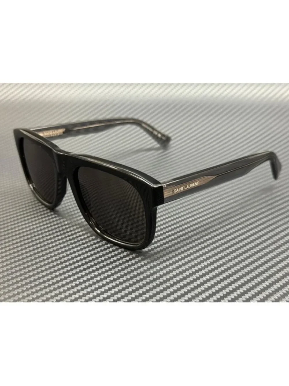 New Saint Laurent Men Black Sunglasses 57-19-145